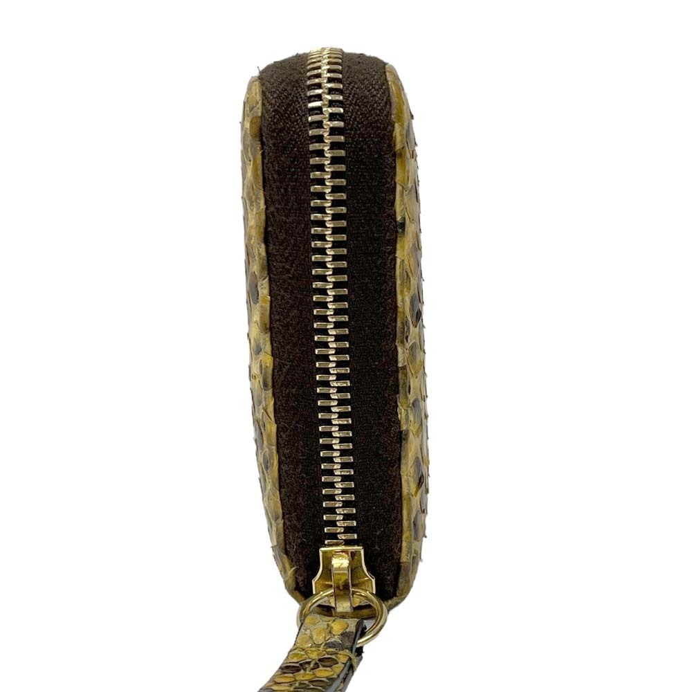 Gucci Double GG Zip Wallet Python Long Compartment - image 4